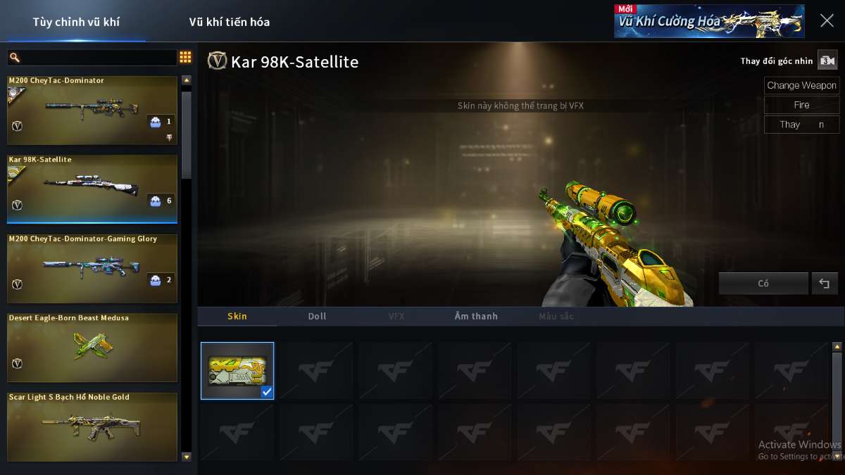 shop acc cf uy tin gia re